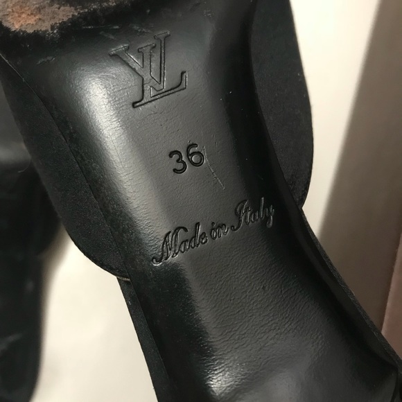 Louis Vuitton bumblebee kitten heels - Picture 8 of 8